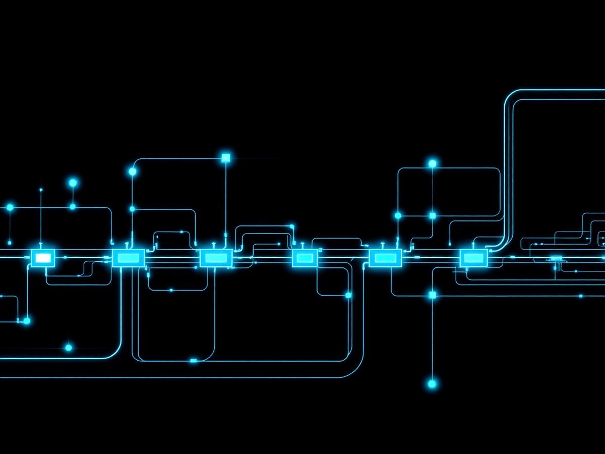 Visualização abstrata de pipeline automatizado